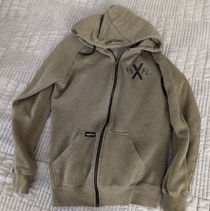 Flag nor fail zip up hoodie - size M